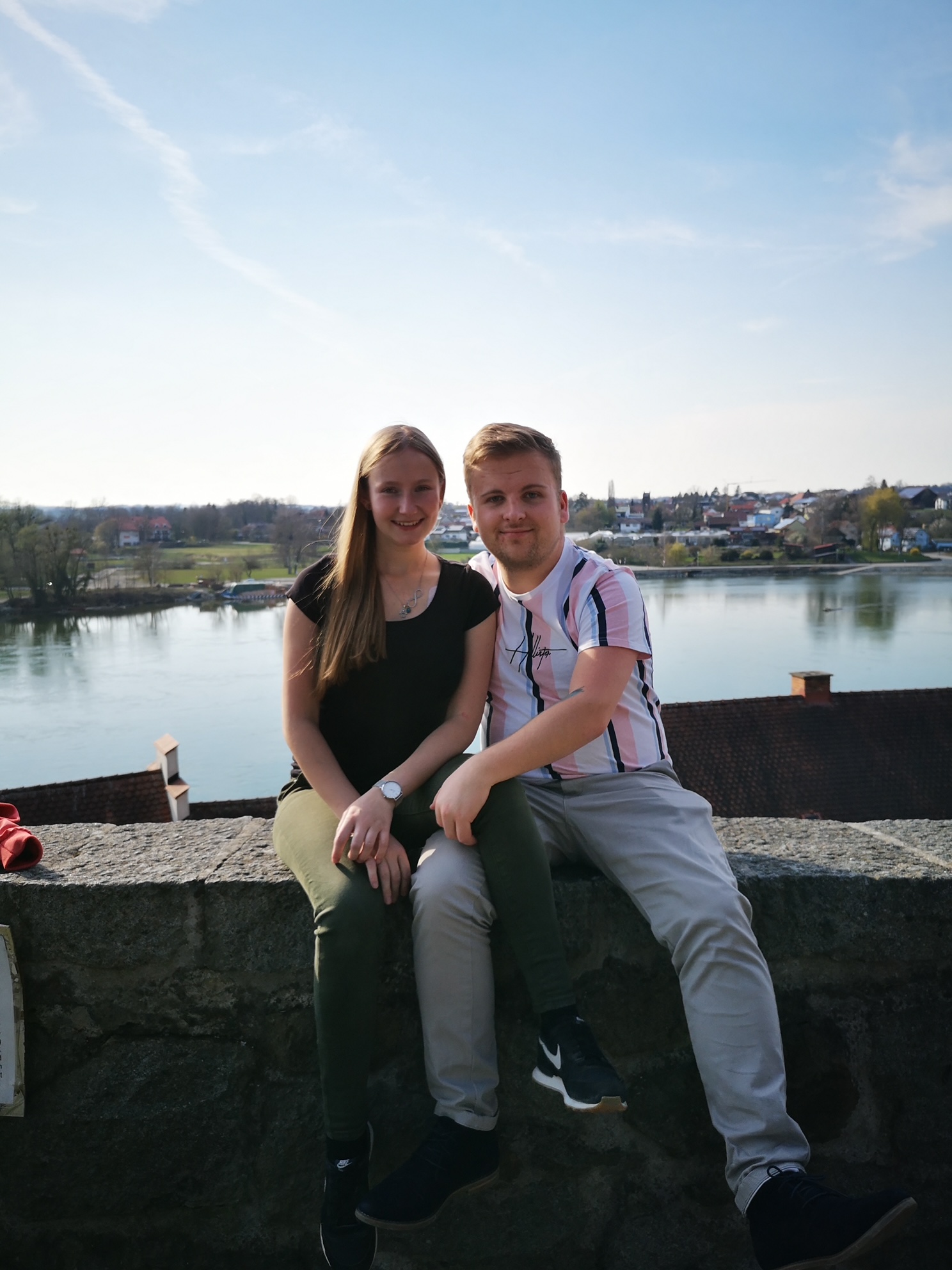Nathalie mit ihrem Freund Manuel